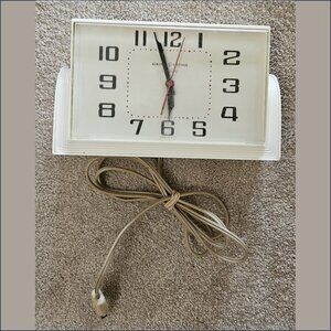 1950s Mid-Century Shelf / Wall Clock